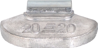 Narážacie závažia INVENTO Pb 20 g na oceľové disky, 100 ks