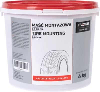 Montážna pasta INVENTO tesniaca, červená, 4 kg