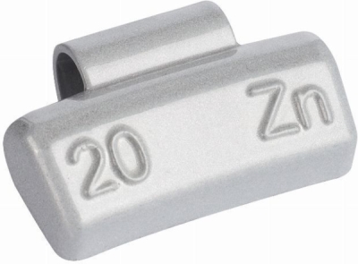 Narážacie závažia TIP-TOPOL ALU-S Zn 20 g na hliníkové disky, 100 ks