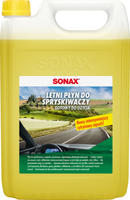 SONAX letná zmes do ostrekovačov Citrón 4 l