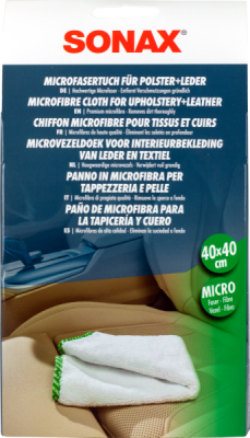 SONAX mikrovláknová utierka na textil a kožu 40 × 40 cm