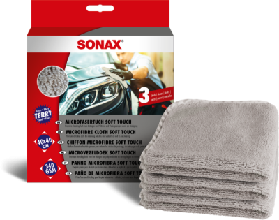 SONAX PROFILINE Soft Touch mikrovláknové utierky, 3 ks