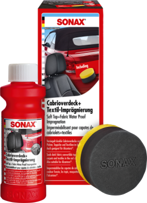 SONAX Impregnácia textilných striech kabrioletov, 250 ml + špongia