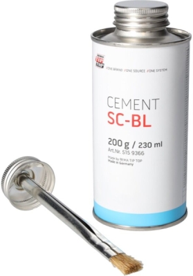 Vulkanizačné lepidlo REMA TIP TOP Special Cement BL, 230 ml so štetcom