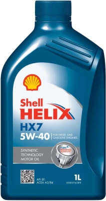 Shell - motorový olej Helix HX7 5W40 1L