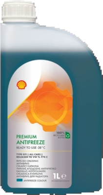 SHELL chladiaca kvapalina Premium 774 C/P −38 °C 1 l