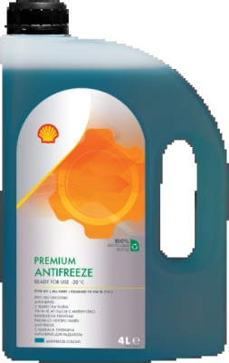 SHELL chladiaca kvapalina Premium 774 C/P −38 °C 4 l