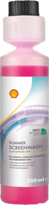 SHELL letný koncentrát do ostrekovačov 1:100 250 ml
