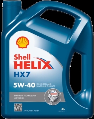 Shell - motorový olej Helix HX7 SP 5W40 4L