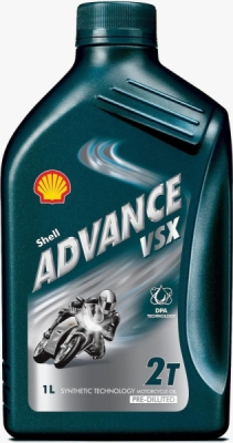 Shell - Motorový olej Advance VSX 2T, 1L