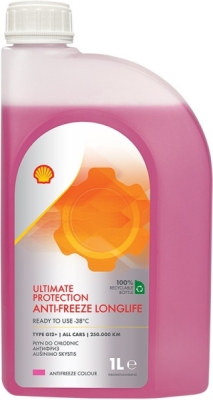 SHELL chladiaca kvapalina Longlife Ultimate Protection koncentrát 1 l