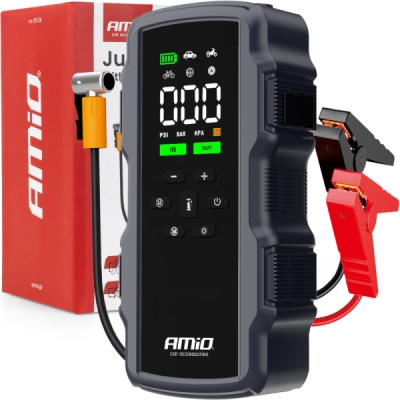 Štartovací zdroj 4v1, 12V 17Ah 900A 4in1 AMiO-05126