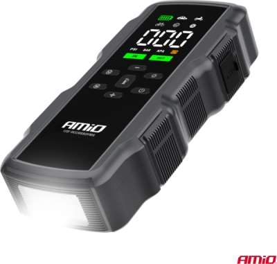 Štartovací zdroj 4v1, 12V 17Ah 900A 4in1 AMiO-05126