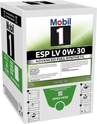 Motorový olej Mobil 1 ESP LV 0W-30 20 l Bag-in-Box