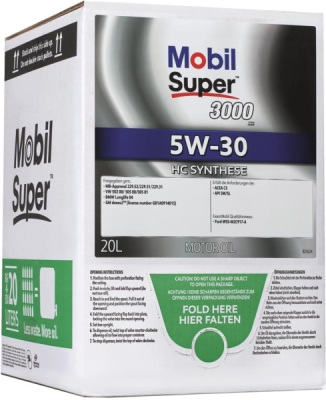 Mobil Super 3000 XE 5W-30 20 l Bag-in-Box