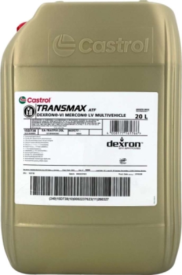 CASTROL TRANSMAX ATF DEXRON-VI MERCON LV MV, 20 l