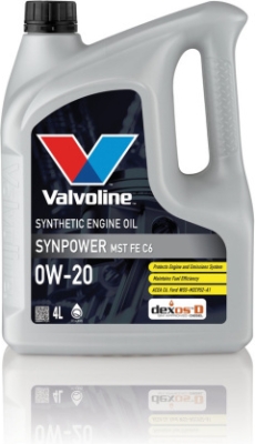 Valvoline SynPower MST FE C6 0W-20 4 l