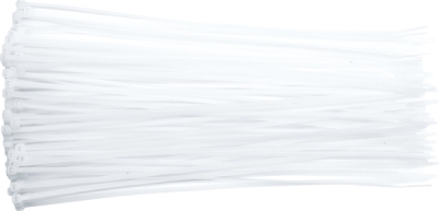 Vorel sťahovacie pásky 200×2,5 mm biele 100 ks