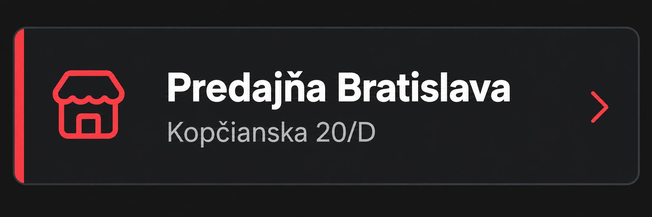 Predajňa Q-Parts – Kopčianska 20/D, Bratislava