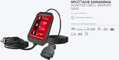BANNER OBD-L Memory Saver Adapter