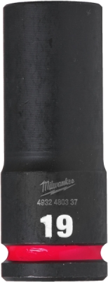 Milwaukee rázová hlavica dlhá 1/2″ 19 mm