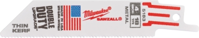 Milwaukee pílové listy na kov 100 mm 18 TPI, 5 ks