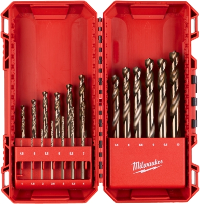 Milwaukee Sada vrtákov do kovu HSS-G CB 19ks