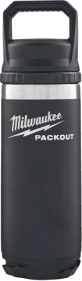 Milwaukee Čierna nerezová termofľaška PACKOUT 532ml