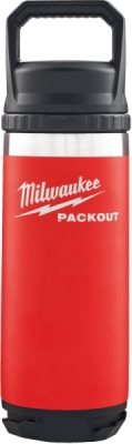 Milwaukee Červená nerezová termofľaška PACKOUT 532ml