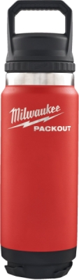 Milwaukee Červená nerezová termofľaška PACKOUT 710ml