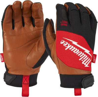 Milwaukee Pracovné rukavice kožené HYBRID™ veľ: XL/10