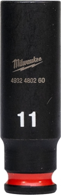 Milwaukee rázová hlavica dlhá 1/4″ 11 mm