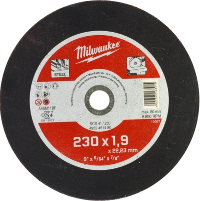 Milwaukee rezný kotúč na kov 230 × 1.9 mm