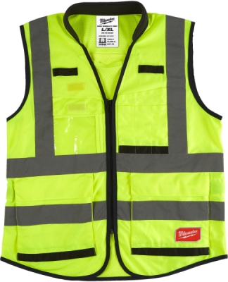 Milwaukee reflexná vesta Premium žltá L/XL