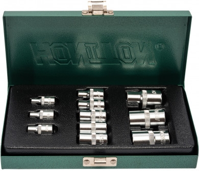 HONITON - Hlavica 1/4", 3/8", 1/2" TRX-E sada 11 dielov