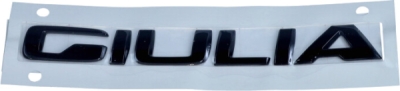OEM FIAT – Čierny emblém Alfa Romeo Giulia – 50556906