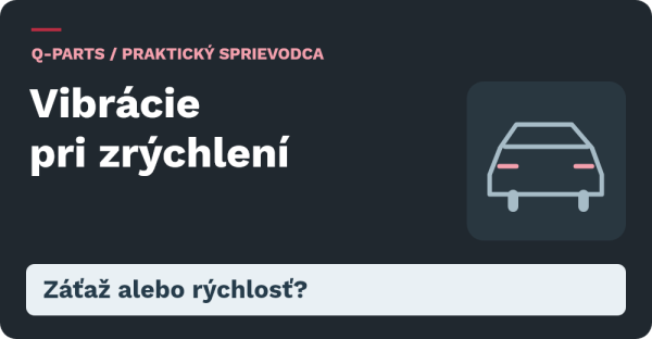 Vibrácie pri zrýchlení: rozlíšte záťaž od rýchlosti