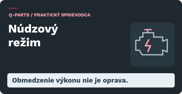 Núdzový režim: Obmedzenie výkonu nie je oprava.