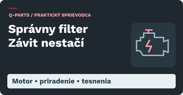 Olejový filter: overiť motor, priradenie a tesnenia
