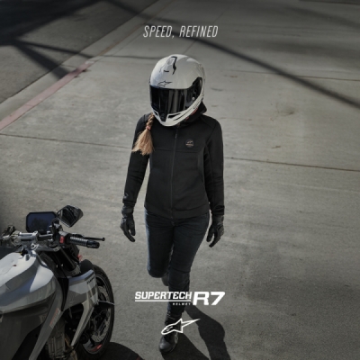 přilba S-R7 SOLID, ALPINESTARS (bílá, vel. L)