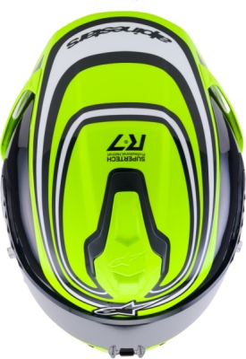 přilba S-R7 ZEAL, ALPINESTARS (žlutá fluo/černá/bílá, vel. 2XL)