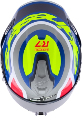 přilba S-R7 LUMEN, ALPINESTARS (stříbrná/černá/růžová/žlutá fluo, vel. XS)