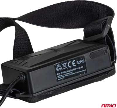 čelovka akumulátorová T6, 3600 mAh, zoom, pohybový senzor