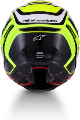 přilba S-R7 ZEAL, ALPINESTARS (žlutá fluo/černá/bílá, vel. XS)