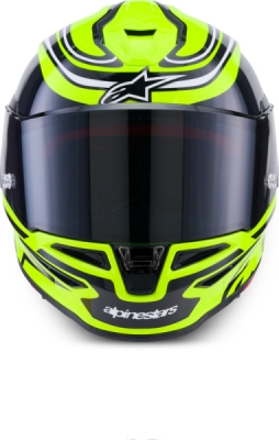 přilba S-R7 ZEAL, ALPINESTARS (žlutá fluo/černá/bílá, vel. XS)