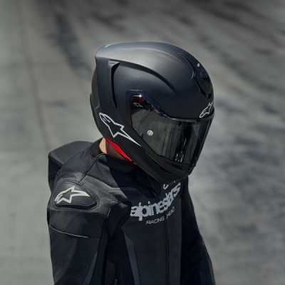 přilba S-R7 SOLID, ALPINESTARS (černá matná, vel. L)