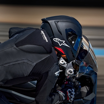 přilba S-R7 SOLID, ALPINESTARS (černá matná, vel. L)