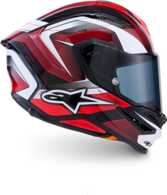 přilba S-R7 KINETIS, ALPINESTARS (černá/červená/bílá, vel. 2XL)