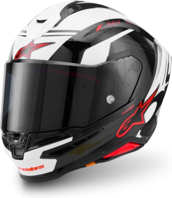 přilba S-R7 A-CORE, ALPINESTARS (černá/bílá/červená, vel. 2XL)
