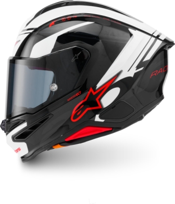 přilba S-R7 A-CORE, ALPINESTARS (černá/bílá/červená, vel. 2XL)